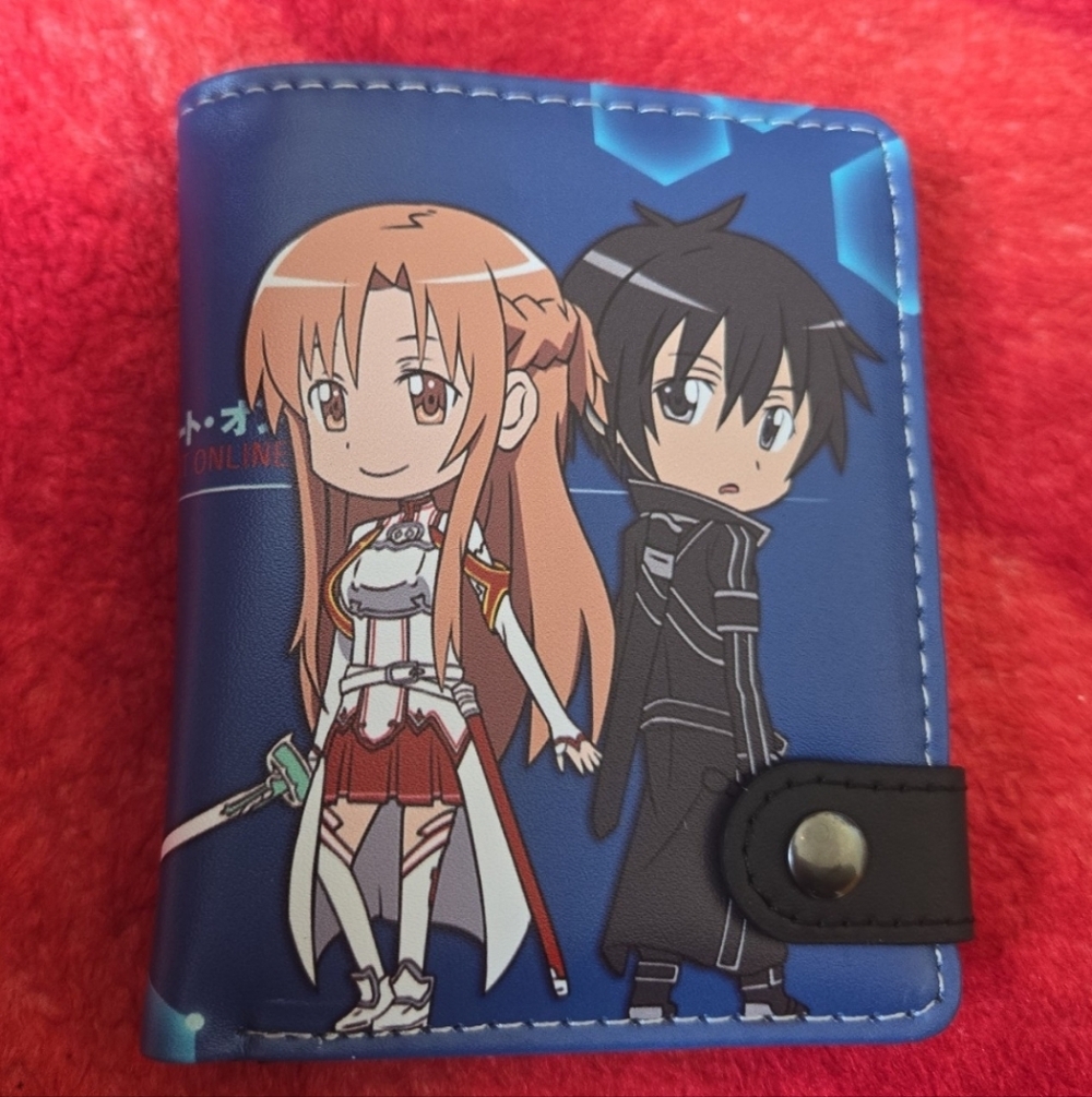 New Sword Art Online Sao Anime Manga Leather Wallet